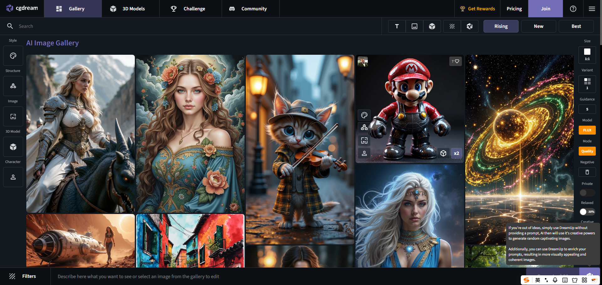 CGD superhero ai generator
