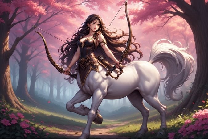 female centaur oc generated by makegirl