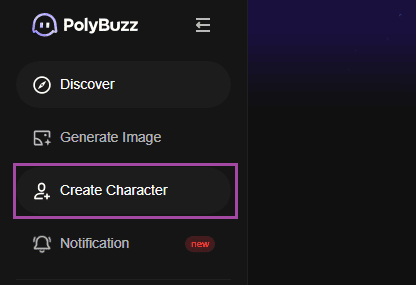create poly ai character