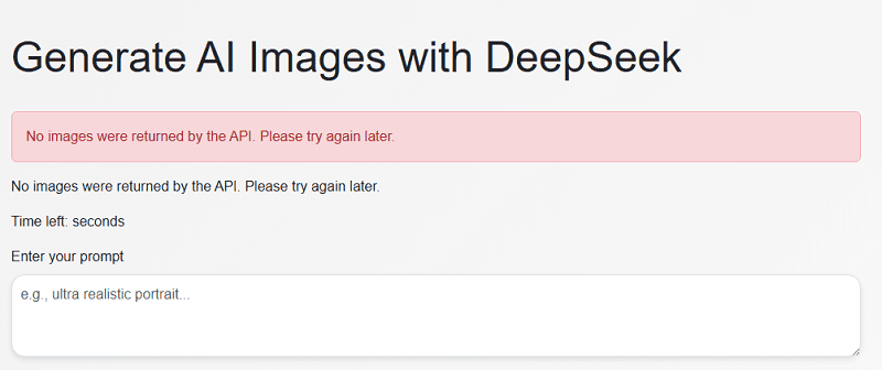 deepseek ai image error