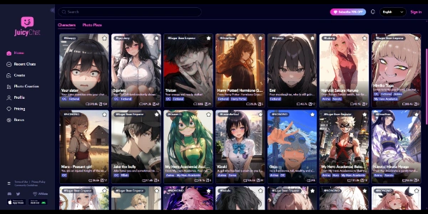 juicy chat porn ai website