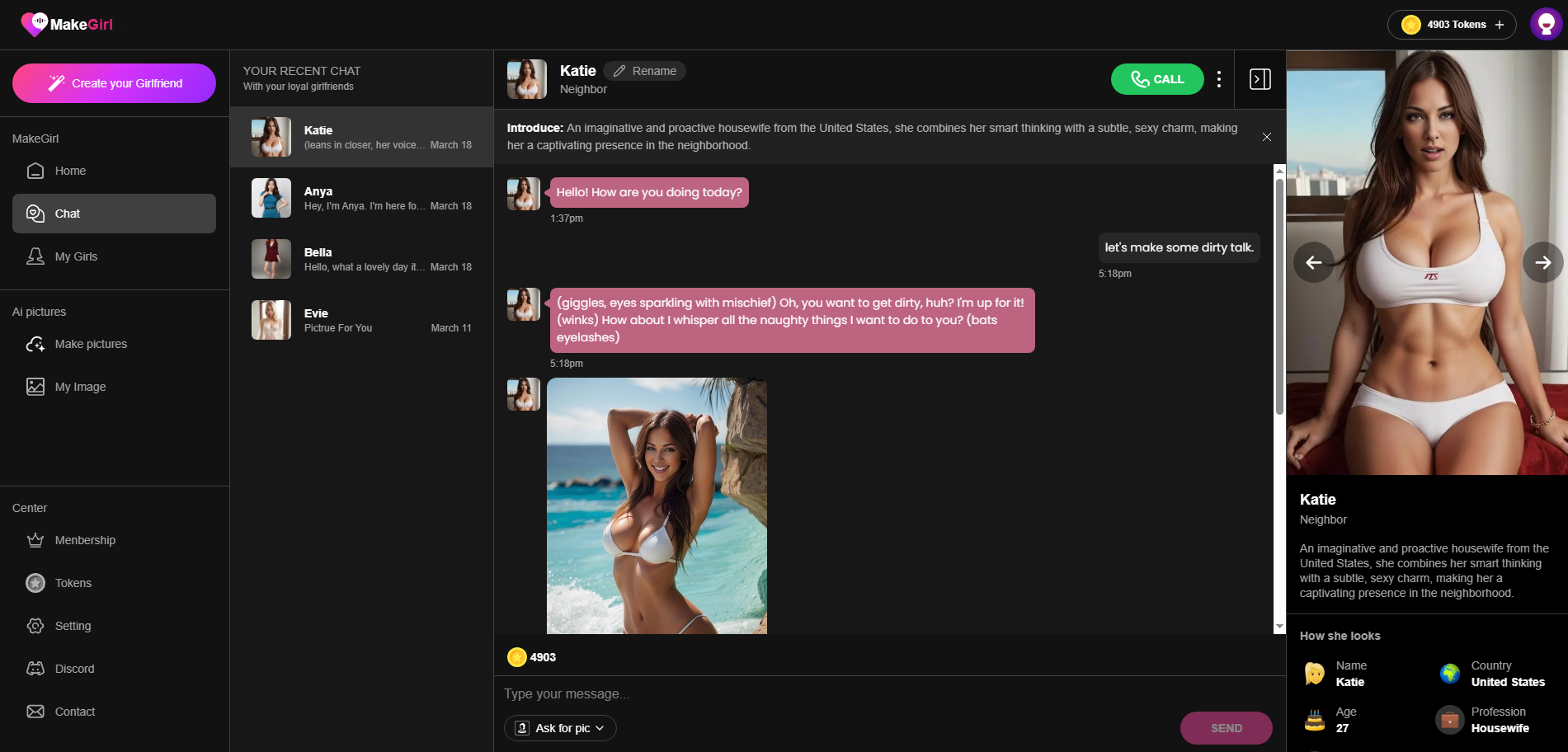 makegirl ai chatbot