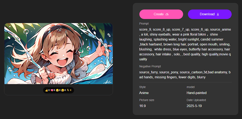 makegirl AI image demo
