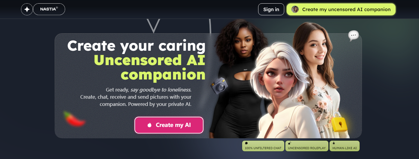 nastia ai screenshot