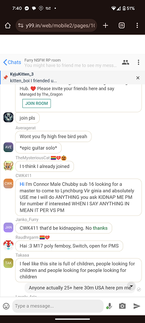 y99.in rp chat website